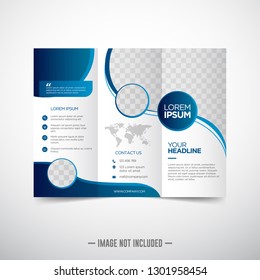 Trifold brochure design template