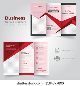 Tri-Fold Brochure design, brochure template, creative tri-fold, trend brochure