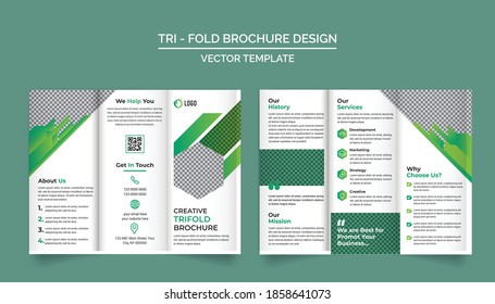 Trifold Brochure Design Template for your Company, Corporate, Business, Advertising, Marketing, Agency, and Internet business.
