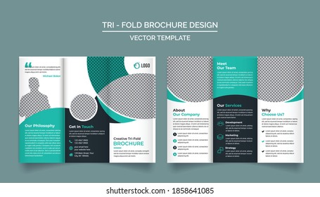 Trifold Brochure Design Template for your Company, Corporate, Business, Advertising, Marketing, Agency, and Internet business.
