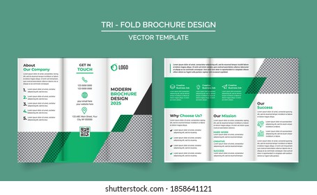 Trifold Brochure Design Template for your Company, Corporate, Business, Advertising, Marketing, Agency, and Internet business.

