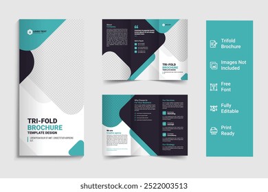  Trifold brochure design template.trifold brochure template. Creative Corporate Business Trifold Flyer Brochure Template Design.