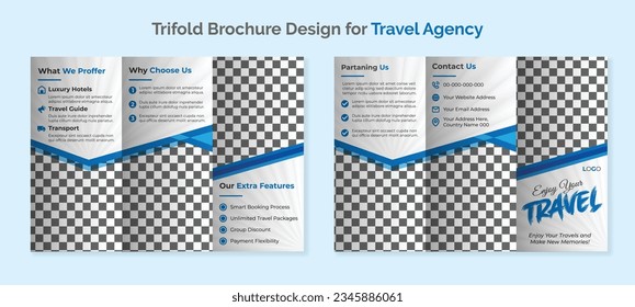 Trifold Brochure Design For Travel Agency