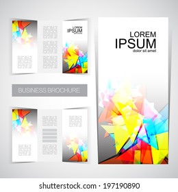 Tri-fold brochure modern design