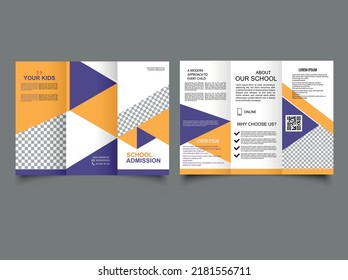 1,522 Brochure fold school Images, Stock Photos & Vectors | Shutterstock