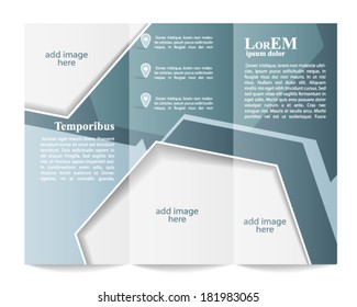 Tri-fold brochure template