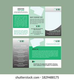 Tri-fold brochure template. Tri-fold brochure.