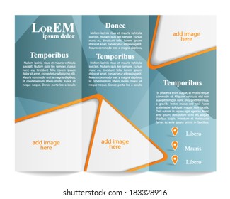 Tri-fold brochure template
