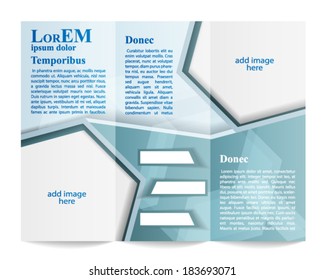 Tri-fold brochure template