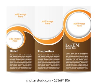 Tri-fold brochure template