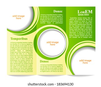 Tri-fold brochure template
