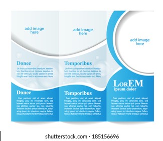 Tri-fold brochure template