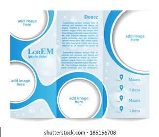 Tri-fold brochure template