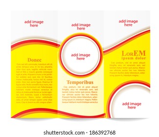 Tri-fold brochure template