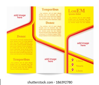 Tri-fold brochure template