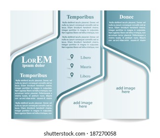 Tri-fold brochure template