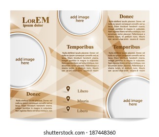 Tri-fold brochure template