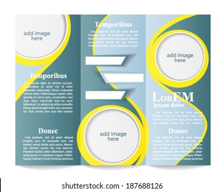 Tri-fold brochure template