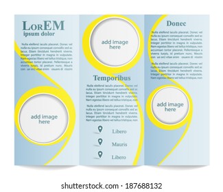 Tri-fold brochure template