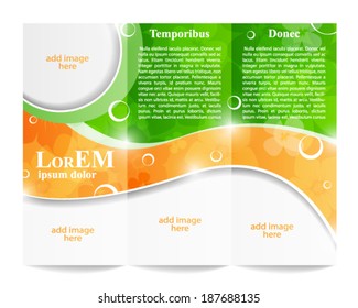 Tri-fold brochure template