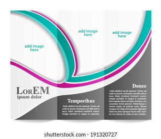 Tri-fold brochure template