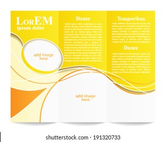 Tri-fold brochure template