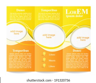 Tri-fold brochure template