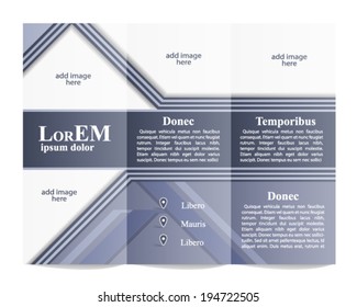 Tri-fold brochure template