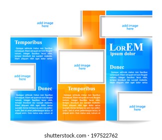 Tri-fold brochure template