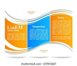 Tri-fold brochure template