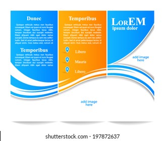 Tri-fold brochure template