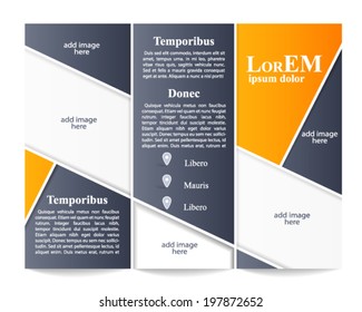 Tri-fold brochure template