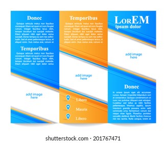 Tri-fold brochure template