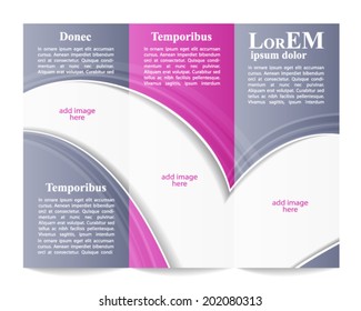 Tri-fold brochure template