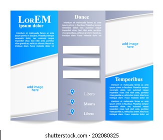 Tri-fold brochure template