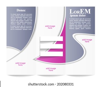 Tri-fold brochure template