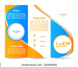 Tri-fold brochure template