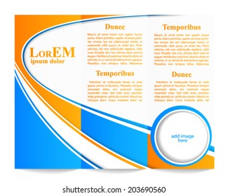 Tri-fold brochure template