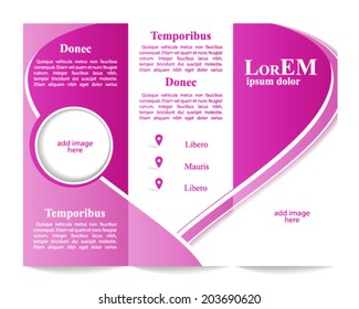 Tri-fold brochure template