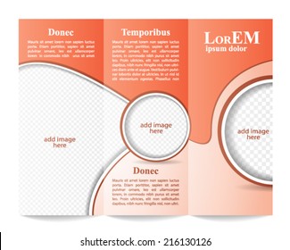 Tri-fold brochure template