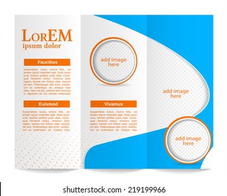 Tri-fold brochure template