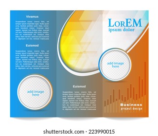 Tri-fold brochure template
