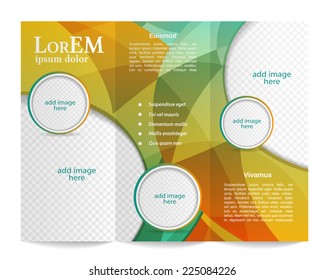 Tri-fold brochure template