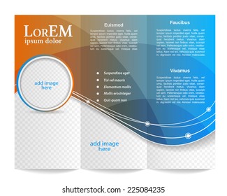 Tri-fold brochure template