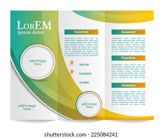 Tri-fold brochure template