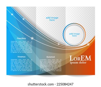 Tri-fold brochure template