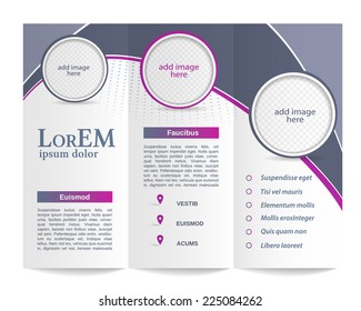 Tri-fold brochure template