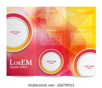 Tri-fold brochure template