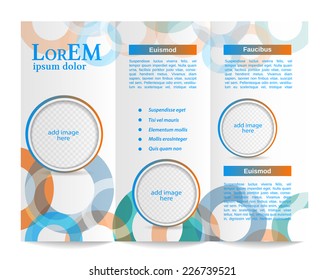 Tri-fold brochure template