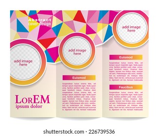 Tri-fold brochure template